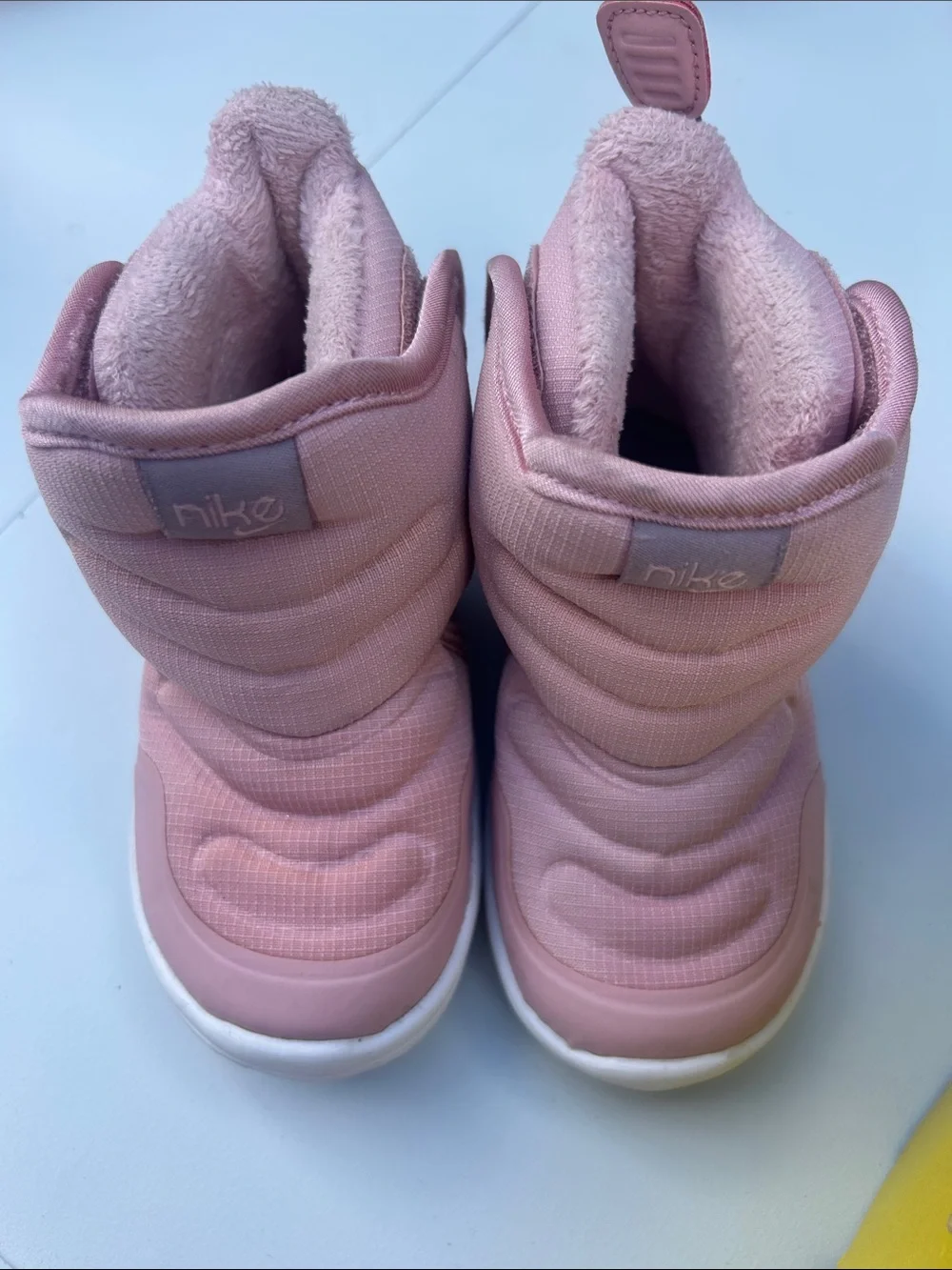 Nike Kids Pink Puffy Winter Boots